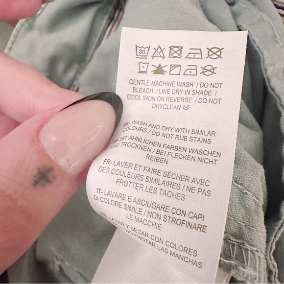 Boden Cotton Straight Leg Pants Mint Green Casual - Picture 7 of 7